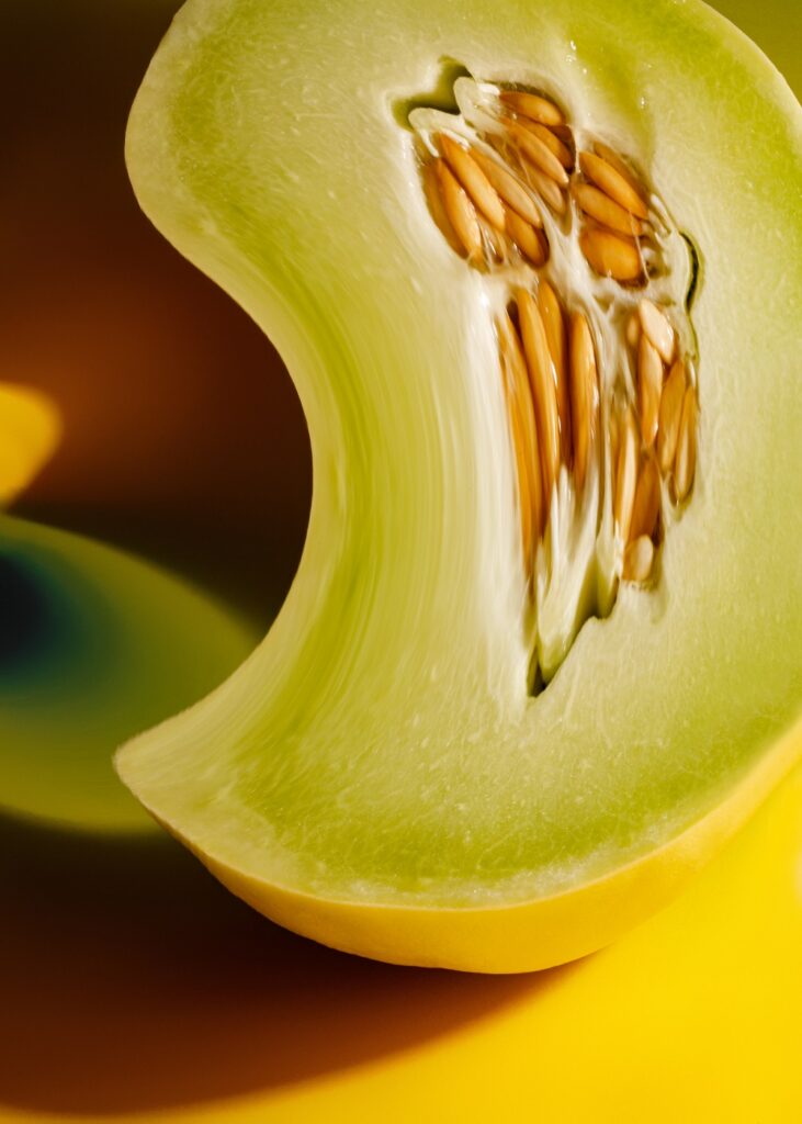 abstract honeydew melon